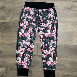 adidas floral joggers